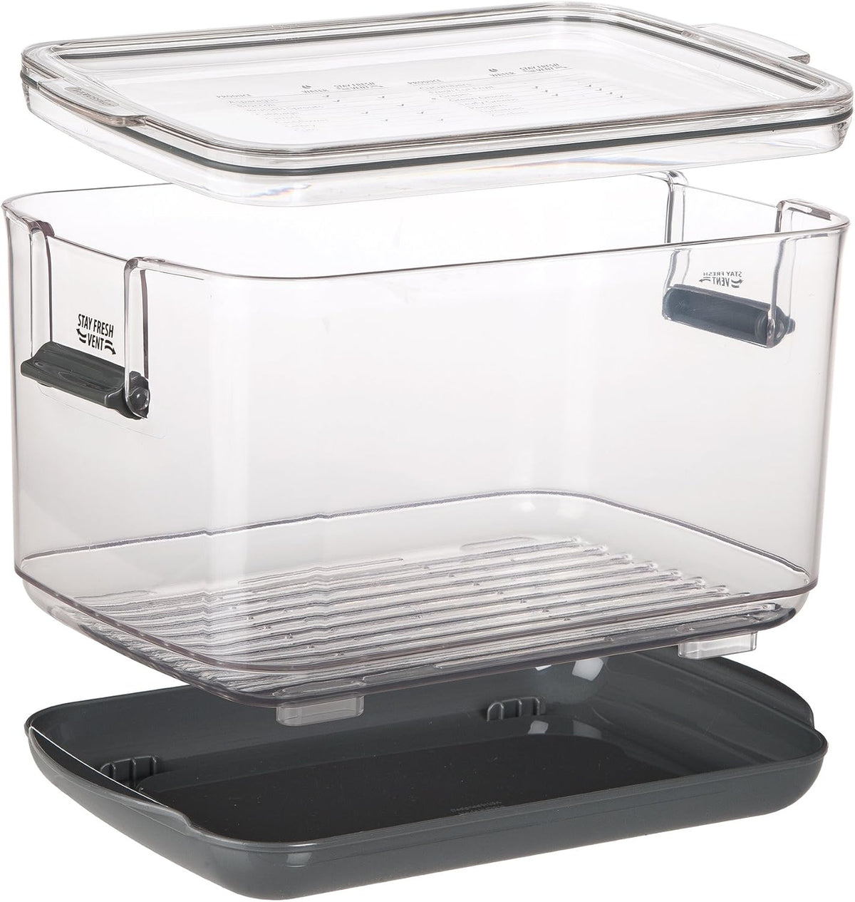 ProKeeper Produce Storage Container with Stay-Fresh Vent System – 5.7 Quarts, Airtight for Fruits & Vegetables