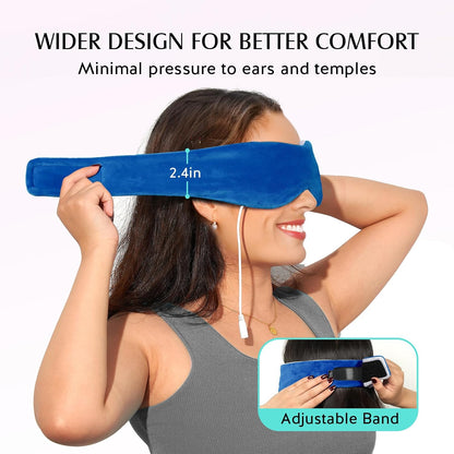 YFONG Heated Eye Mask, Warm Eye Compress Mask for Dry Eyes, Sleep Mask