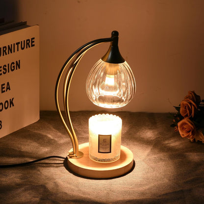 Candle Warmer Lamp with Timer and Dimmer - Electric Melter for Scented Jar Candles - Housewarming, New Home Decor