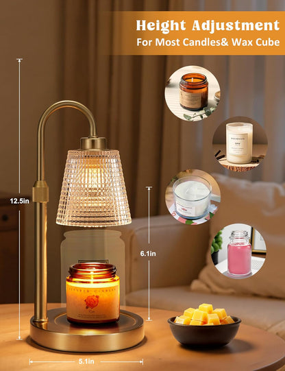 Candle Warmer Lamp with Timer Home Decor Birthday Gifts for Women
