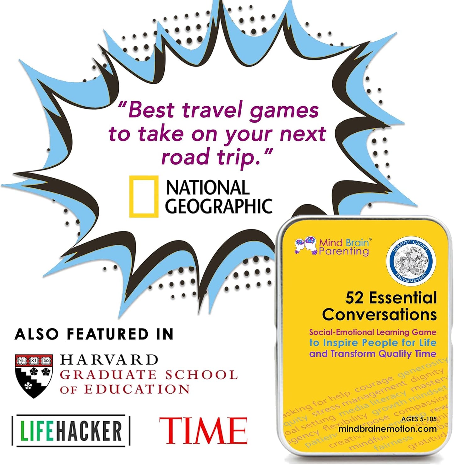 Mind Brain Emotion 52 Essential Life Skills: No-Excuses Game to Teach Kids, Teens & Adults How to Care for Self & Chores, Practical Solution for Responsible Boys, Confident Girls, Happy Family