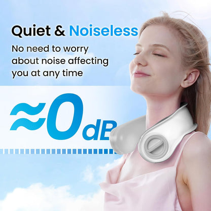 Neck Cooler for Hot Weather, Reusable Wearable Ice Water Neck Wrap with Wide Mouth for Ice Cubes, U-Shaped Cooling Neck Pack for Summer Heat, Outdoor Work, Sports, Travel & Hot Flashes, Blue