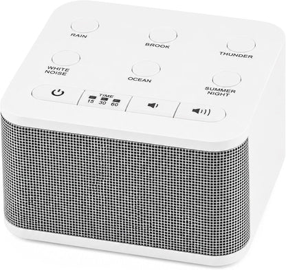 Big Red Rooster Sleep Sound Machine - White Noise Device for Kids and Babies with Rain and Nature Sounds - Portable Noise Cancellation for Nap Time, Bedroom, Nursery, or Office - 4x4x3 in