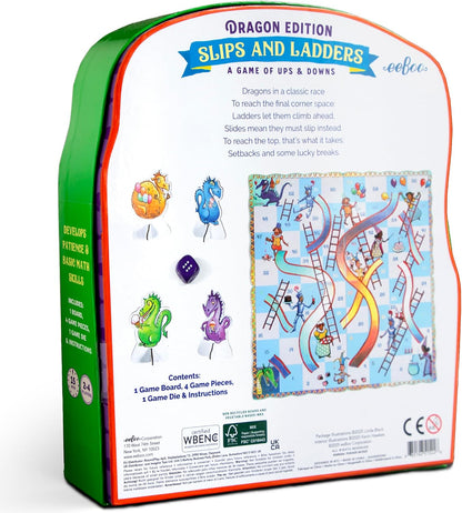 eeBoo Gathering a Garden Board Game - Award Winning Patience & Plant Counting Garden Game, Screen-Free Fun for 2-4 Players, Kids Ages 5 and up