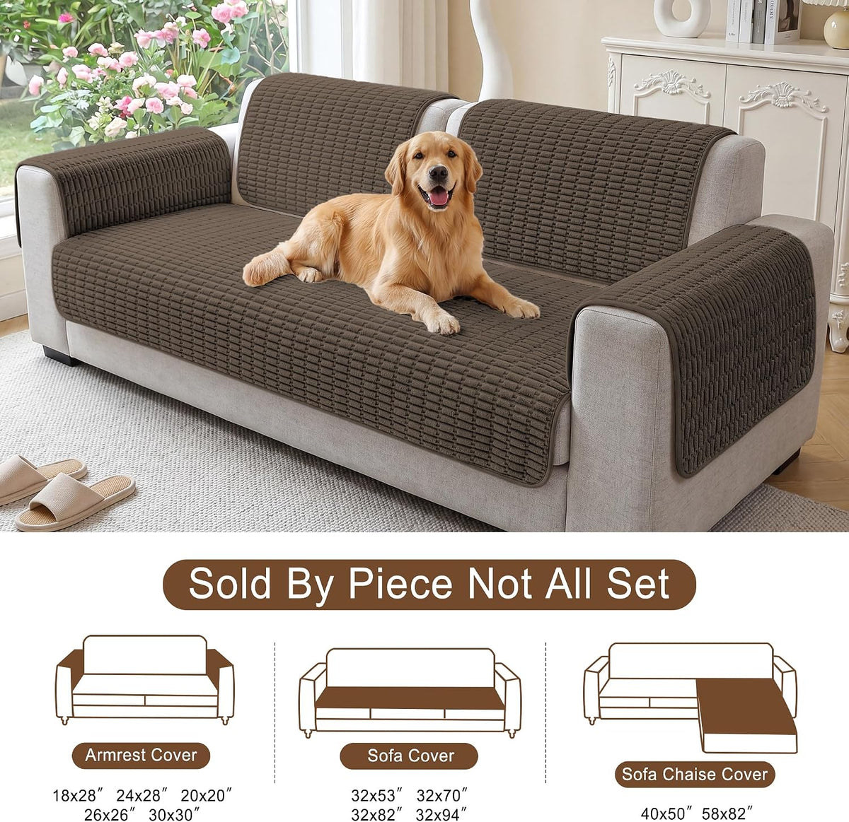 Foxdecor Couch Arm Covers for Sofa Arm Chair Covers Set of 2
