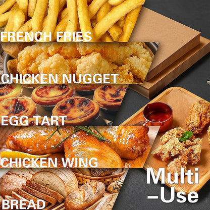 130 Pcs Disposable Mini Air Fryer Liners for COSORI 2.1 Qt Air Fryer | Small Air Fryer Liners, Pre-Cut and Ready to Use Upon Receipt, Food-Grade Safe, Heat to 430°F, Non-Stick