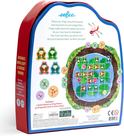 eeBoo Gathering a Garden Board Game - Award Winning Patience & Plant Counting Garden Game, Screen-Free Fun for 2-4 Players, Kids Ages 5 and up