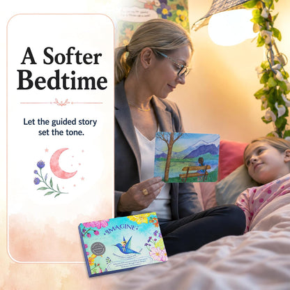 Imagine Mindfulness Cards for Kids – Award-Winning XL Meditation Cards
