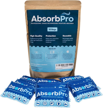 Rechargeable Dehumidifier Bag, 100g Silica Gel, 1-Pack