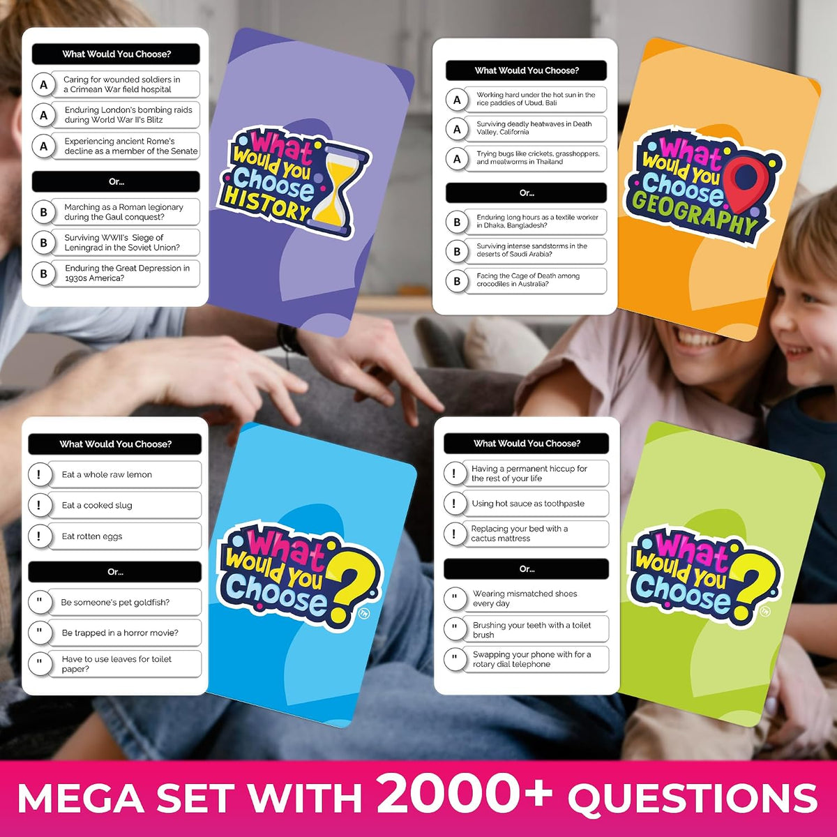 Travel Card Game for Teens, Kids, Adults - Party Games for Family Nights