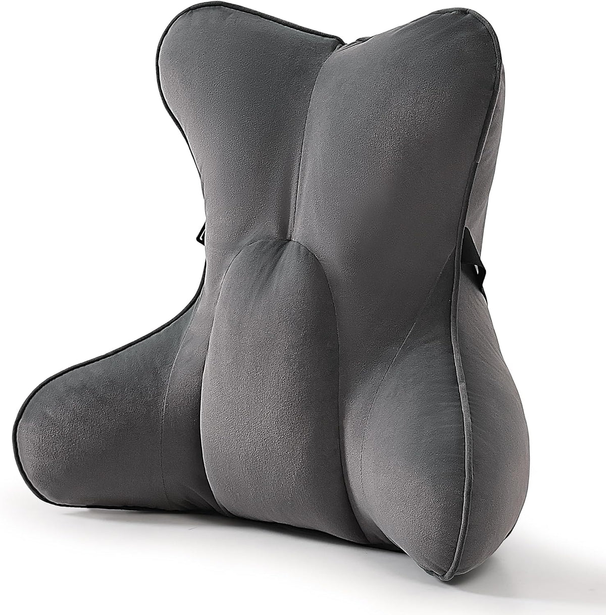 Back Pillow for Couch and Recliner, Lumbar Support Pillow for Sofa Sitting, Back Support Cushion for Office Chair, Ergonomic Back Cushion for Sitting Comfort, Slate Blue