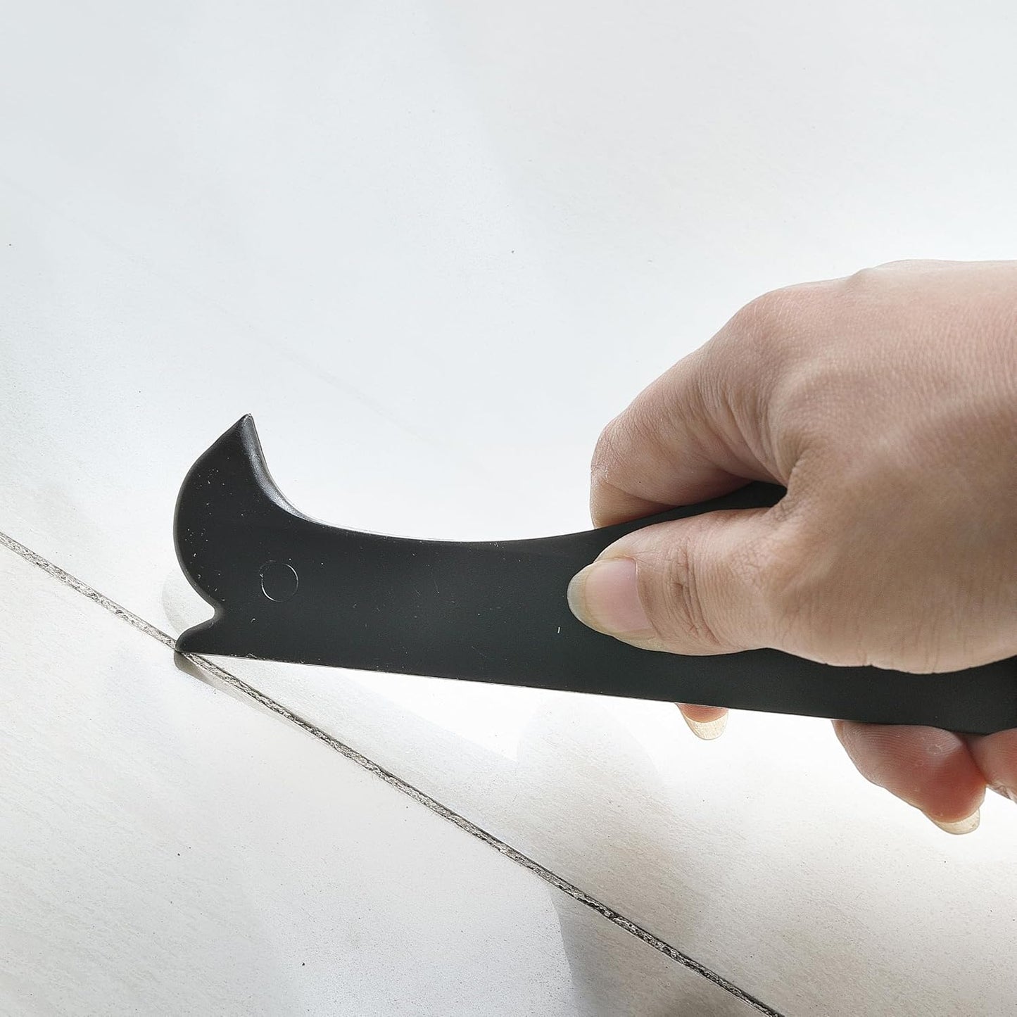 Silicone Caulk Remover Tool Kit, Grout Caulk Removal Tool, Putty Knife Scraper, 3 Glass Glue Corner Scrapers, Great for Kitchen Sinks, Bathroom and Window Frame