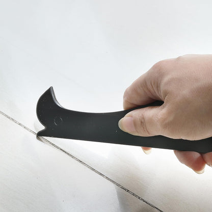 Silicone Caulk Remover Tool Kit, Grout Caulk Removal Tool, Putty Knife Scraper, 3 Glass Glue Corner Scrapers, Great for Kitchen Sinks, Bathroom and Window Frame