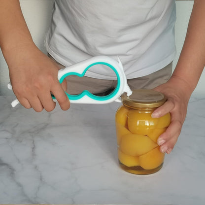 Otstar Jar Opener & Bottle Opener for Weak Hands, Seniors with Arthritis, | Adjustable Lid Opener Effortlessly Opens Jars, Bottles & Pop-Top Cans, Great for Senior Parents, Grandparents, or Loved Ones