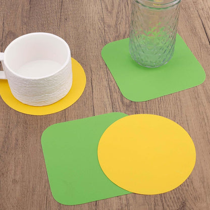 LUTER 4pcs Jar Opener Gripper Pad for Seniors with Weak Hands, Rubber | Multi-function Silicone Bottle Opener Lid Cap Rubber Gripper Pads Kitchen Coasters Gadgets, Light Blue, Green