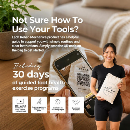 Mini Cork Roller | – Cork Foot Roller for Plantar Fasciitis, Arch Release & Foot Recovery · Includes Access to Our Online Courses