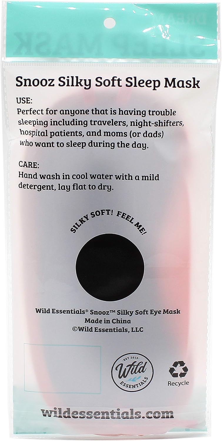 Dream Essentials Snooz Silky Soft Sleep Mask - Black