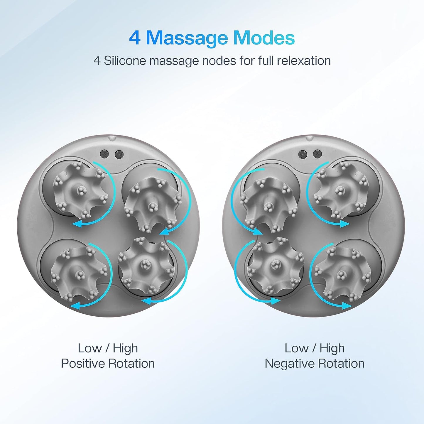 COMFIER Electric Cordless Hair Scalp Massager with Kneading 84 Massage Nodes, Handheld Portable Head Scratcher Massager for Hair Growth, Deep Clean and Stress Relax, Gifts for Men Dad