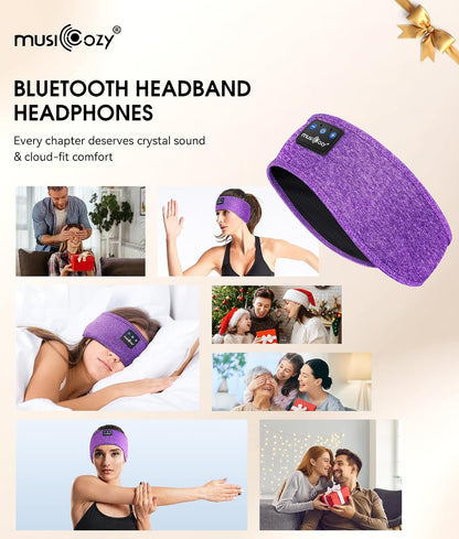 MUSICOZY Bluetooth 5.4 Sleep Headphones Headband Sports Wireless Audio