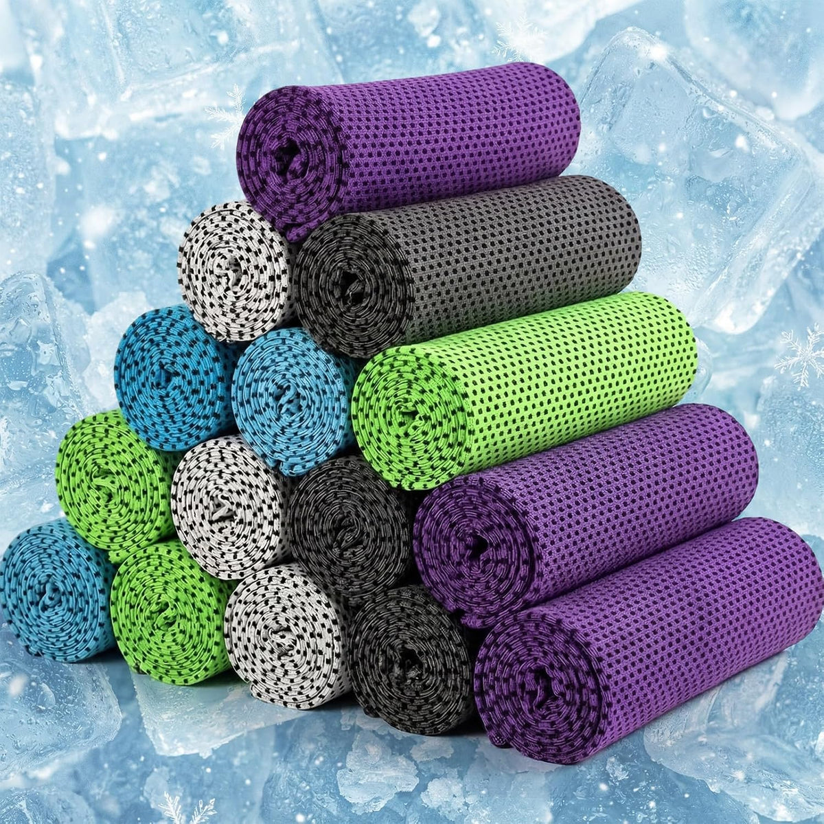 BBTO Pcs Cooling Towels 32'' x 12'' Microfiber Sweat Towel