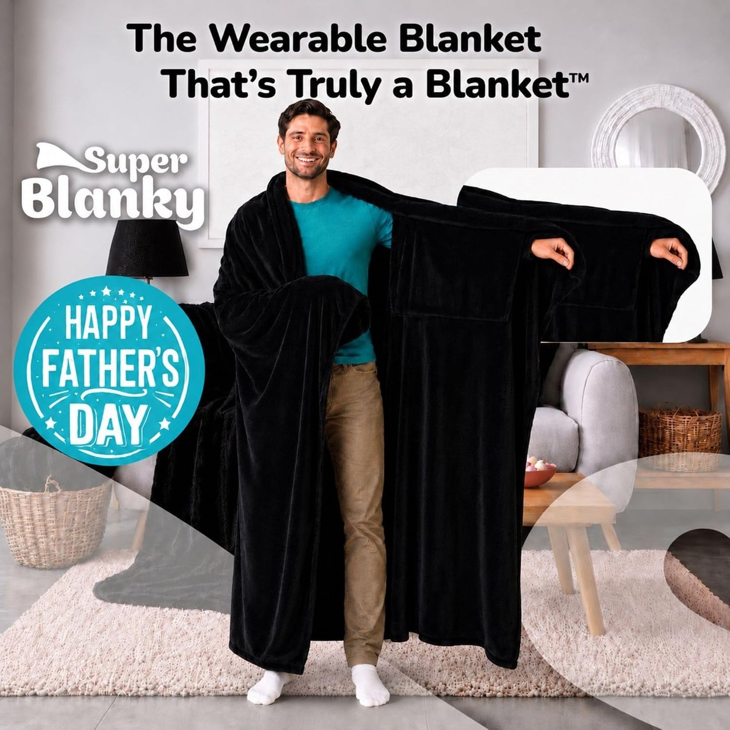 Wearable Blankets for Women & Men, Graduation Day Gift for Her, Cozy Gifts for Women, Wife Birthday Gifts Ideas