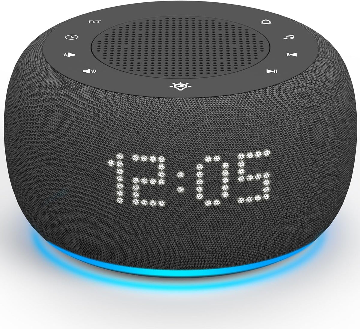 Buffbee Pro 2nd Gen| Sound Machine, Alarm Clock with Bluetooth Speaker