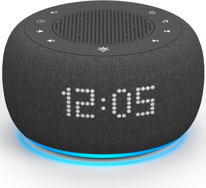 Buffbee Pro 2nd Gen| Sound Machine, Alarm Clock with Bluetooth Speaker