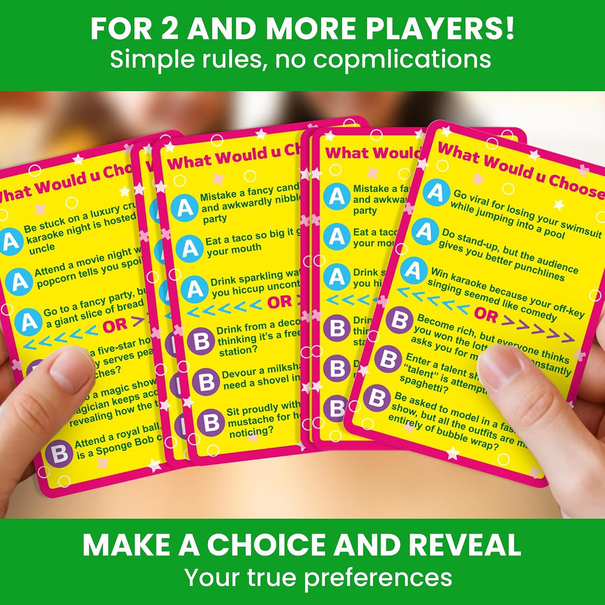 Travel Card Game for Teens, Kids, Adults - Party Games for Family Nights