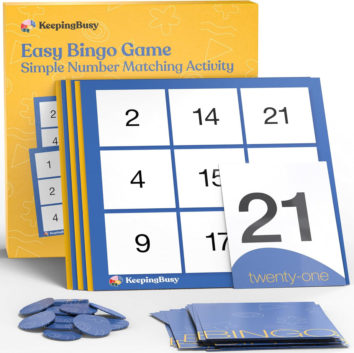 Keeping Busy Expressions Set 1 Dementia Activities for Seniors | Alzheimer Products for Elderly Patients | Fun Memory Game Toy & Cognitive Brain Puzzle for Senior Citizens w/Memory Loss or Alzheimers