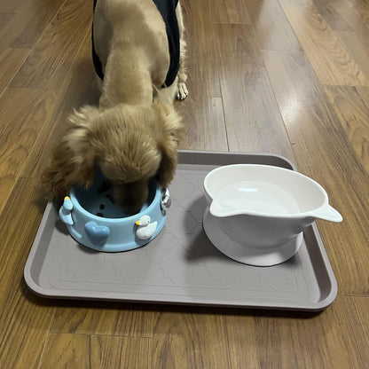 WATANIYA PET Boot Tray for Entryway Indoor, Heavy Duty Shoe Mat Tray 2 Packs, 16.7"x12.8" Waterproof Shoes Trays with Raised Edge, Outdoor Multi-Purpose Mats for Boots, Garden, Pets