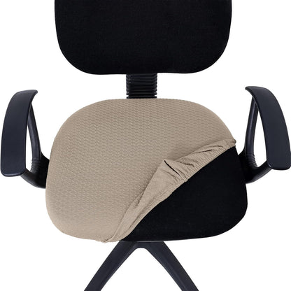 Smiry Office Computer Chair Armrest Covers, 2PCs Anti-dust Arm Rest Pad | Removable Washable Desk Chair Arm Pad Covers, Grey