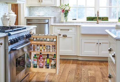 Rev-A-Shelf Wood Spice Insert Accessory for 448 Series Organizer w/Soft-Close