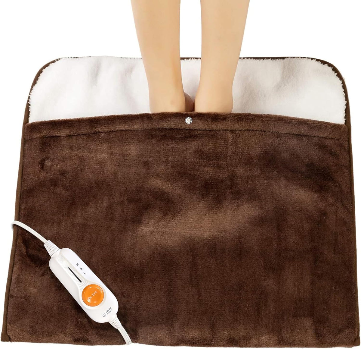Gintao Electric Heated Foot Warmers for Feet,22"×20" Soft Foot Heating Pad