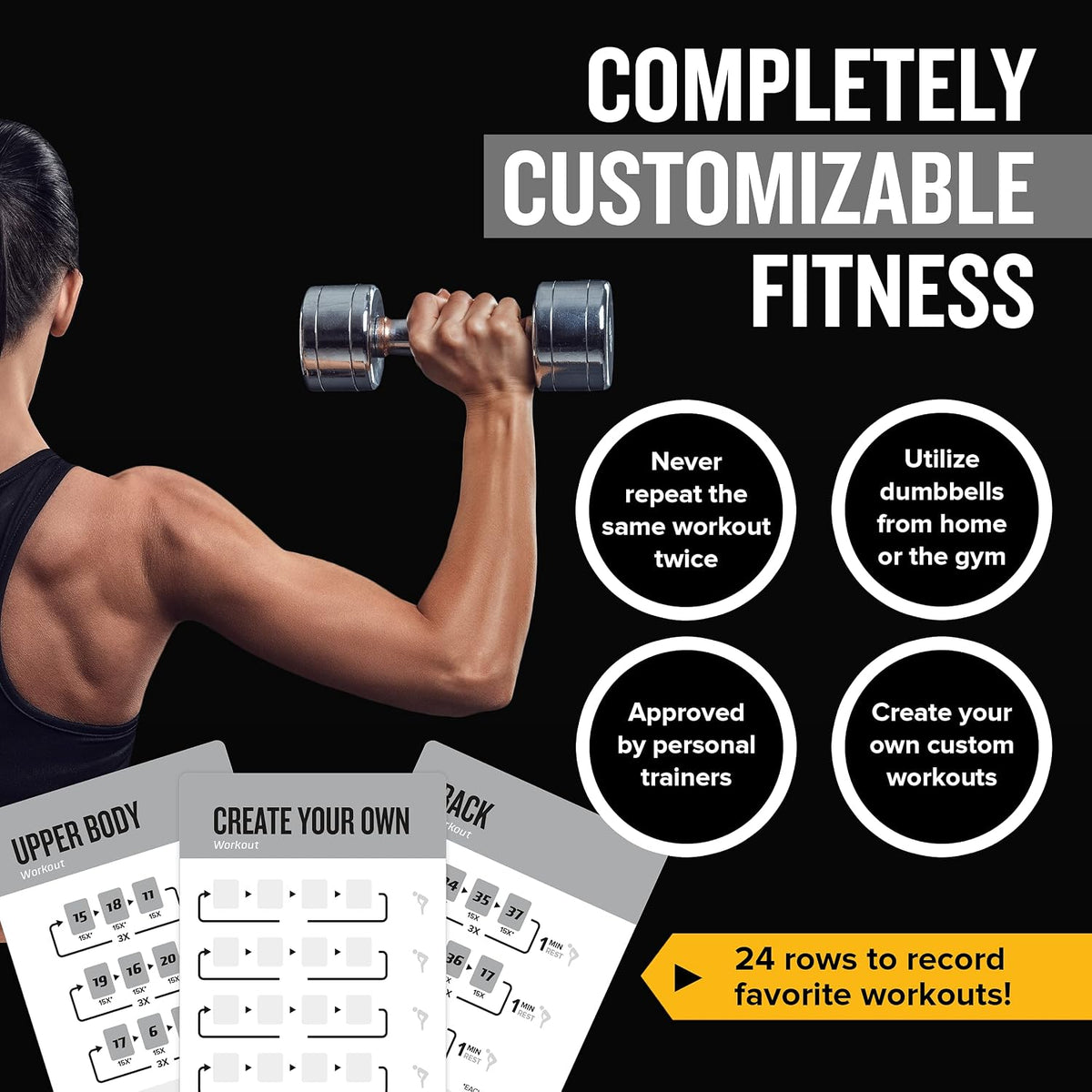 NewMe Fitness Pilates Workout Cards, Fitness Deck for Women and Men