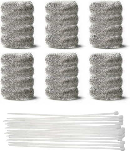 48 PCS Washing Machine Drain Lint Trap, Lint Traps, Lint Catcher for Washing Machine, with 48 Nylon Cable Ties