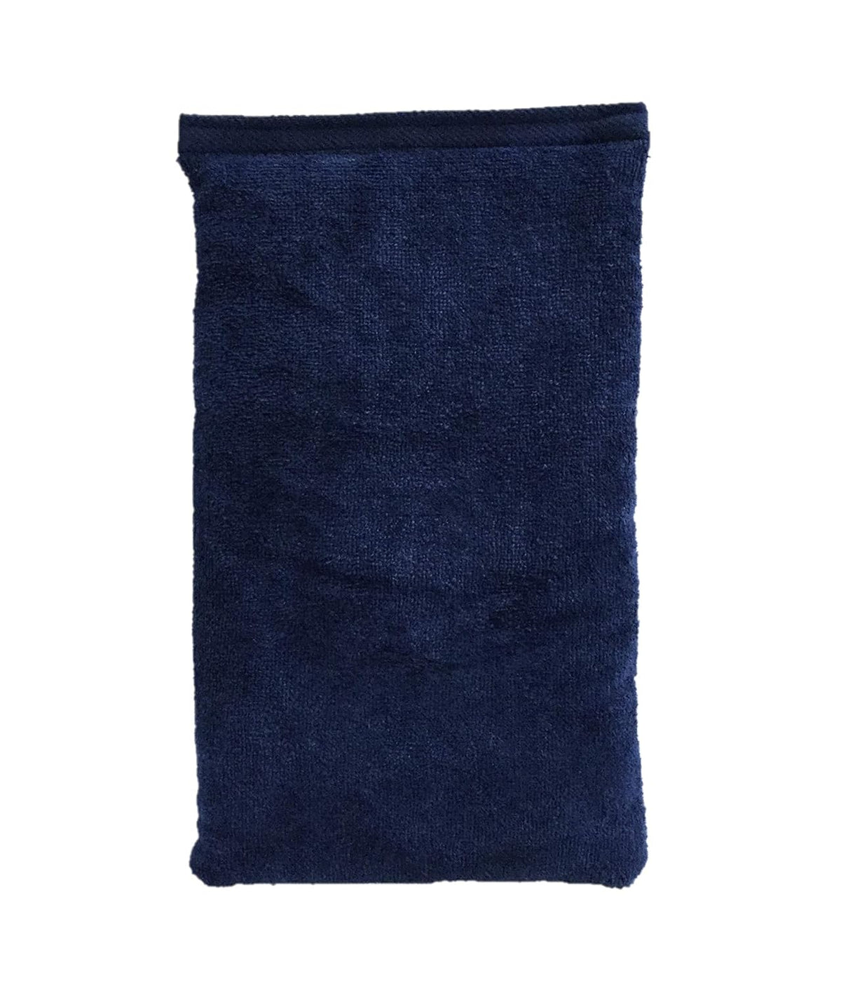 Microwavable Heating Pad, Rice Filled, Plush Cotton Cover, Natural, No Scents Added, Handcrafted in the USA, Back, Neck Pain, Arthritis, Cramps (Navy Blue)