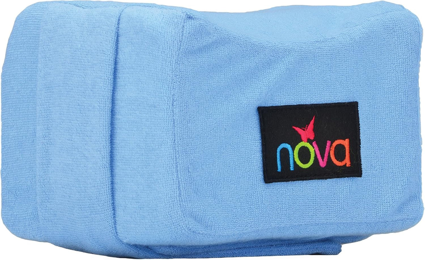 NOVA Leg Spacer Knee Pillow – Orthopedic Foam Knee Support Cushion for Side Sleepers, Pressure Relief for Hips, Legs & Lower Back, Standard Size, Soft Terry Cloth Removable Washable Cover