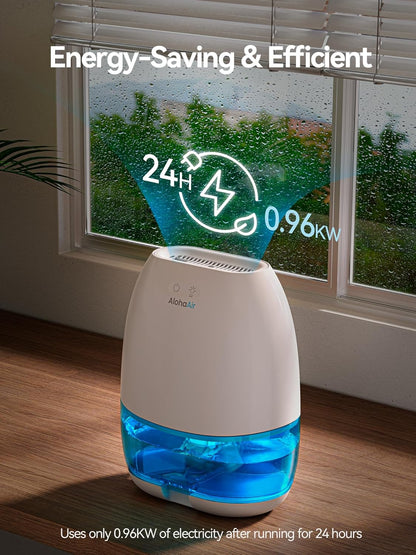 Dehumidifiers for Home, 34 oz Small Dehumidifier for Room, Quiet Dehumidifiers for Bathroom, Bedroom, RV, Closet with Auto Shut Off, 7 Colors Night Light