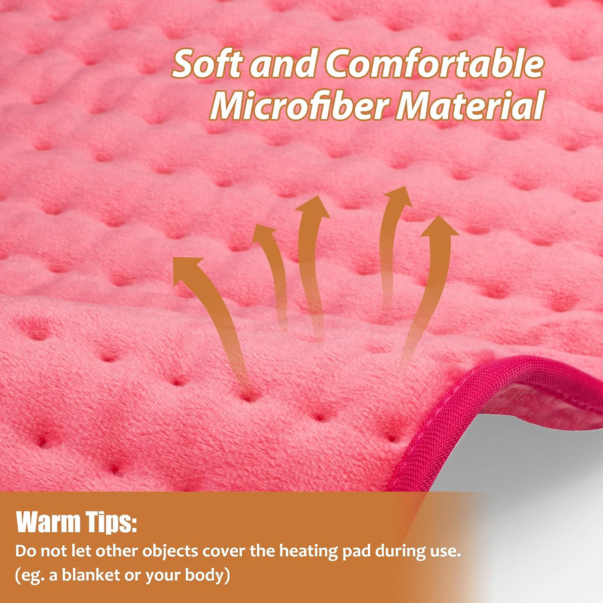 Electric Heating pad for Back Neck Shoulder Knee Arms Legs- Electric Heat Pads with 6 Heat Settings & Auto Shut Off Heat Heating Pad for Birthday Mother Father Girl Men Women