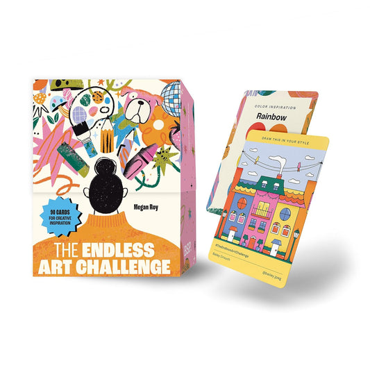 The Endless Art Challenge Card Deck: 90 Creativity Prompt Cards (Overall 25,000 Combinations!) for Never-Ending Art Inspiration (Creative Gifts)
