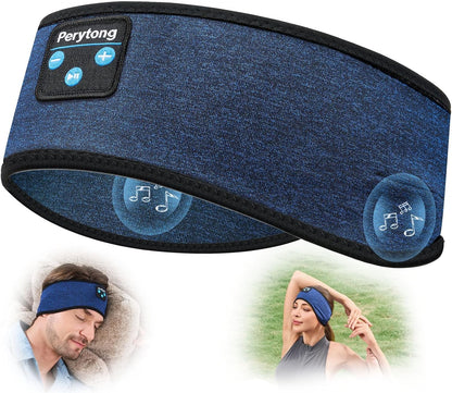 Sleep Headphones | Bluetooth 5.4 Headband | Wireless Earbuds Earphones Sweat Resistant with Ultra-Thin HD Stereo Speaker, Headphone Band for Side Sleepers Workout Running Tech Gadgets Unique Gifts