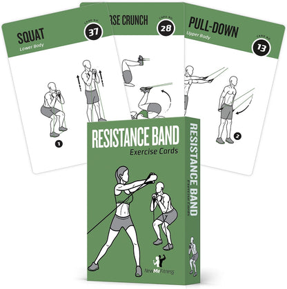 NewMe Fitness Pilates Workout Cards, Fitness Deck for Women and Men