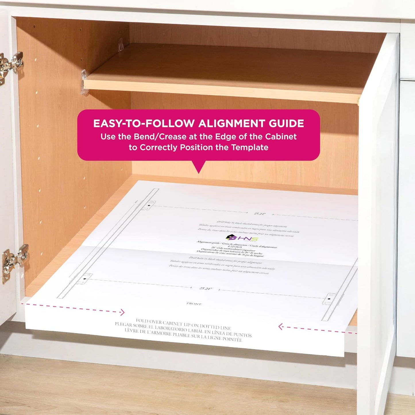 HOLDN’ STORAGE Pull Out Cabinet Organizer, Pantry Drawer, 14"W x 21"D x 5"H | Heavy-Duty Full-Extension, Roll Out Shelf for Pots, Pans & Under Sink Storage, Chrome, Require a 15.25"W Cabinet Opening