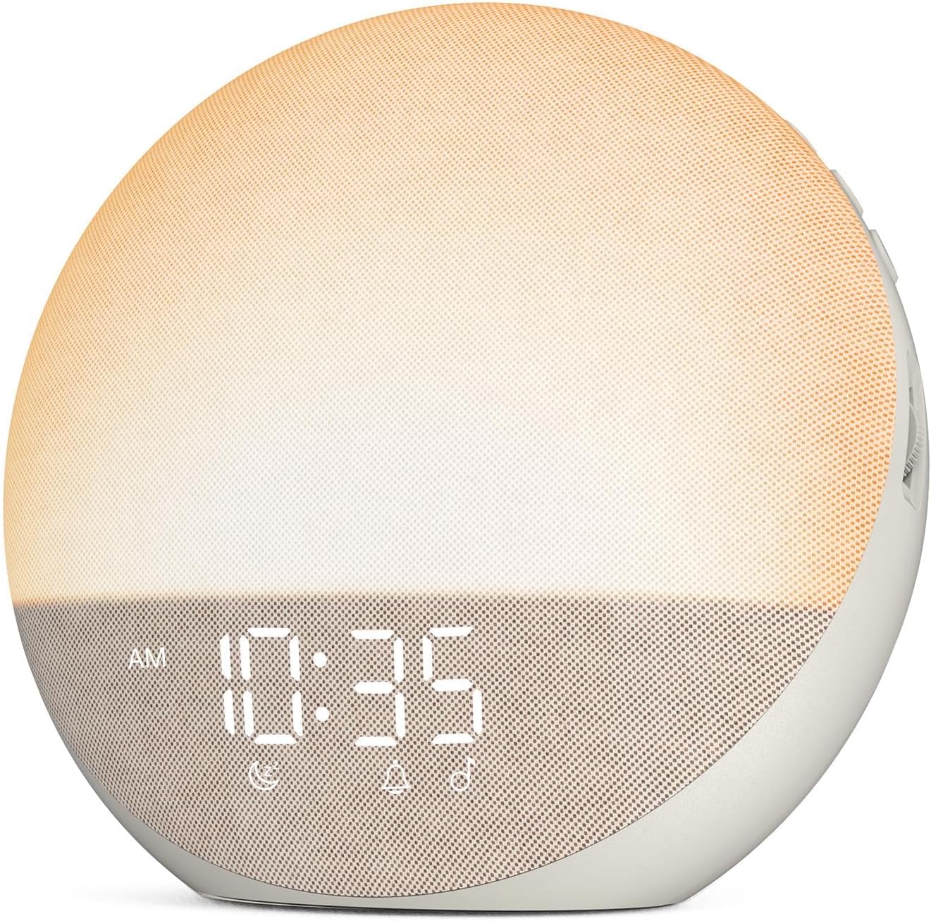 Odokee Sunrise Alarm Clock White Noise Machine: Natural Wake Up Light | Dimmable Clock with Bluetooth Speaker for Bedroom - 25 Sleep Sounds for Baby Adults Kids Putty