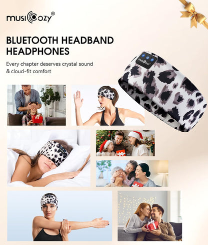 MUSICOZY Bluetooth 5.4 Sleep Headphones Headband Sports Wireless Audio