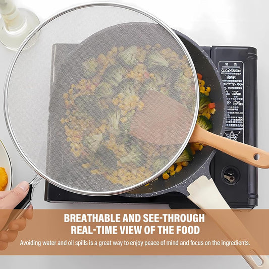 Splatter Screen for Frying Pan 13" 11.5" 9.8" Stainless Steel