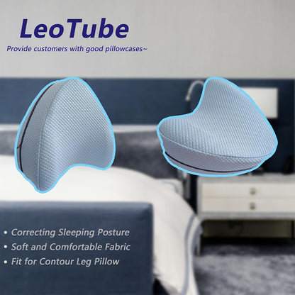 Knee Pillow Cover for Contour Legacy Knee Support Pillow (Gray)
