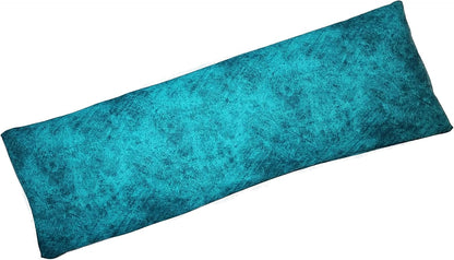 Microwavable Corn Filled Heating Pad and Cold Pack/Washable 100% Cotton Cover (Cross Hatch - Mint, 7.5in W x 11in L)