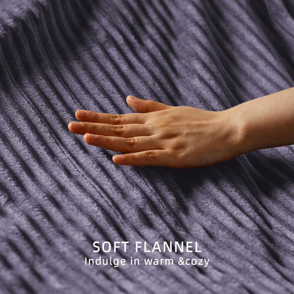 Heated Blanket 50x60”, 3 Hours Auto-Off Electric Blanket, Grey