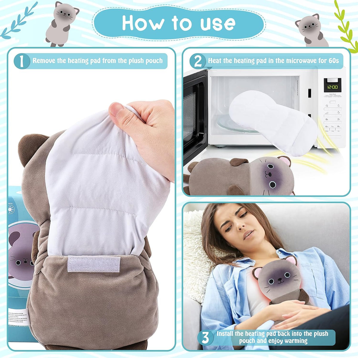 Otter Microwavable Heating Pad